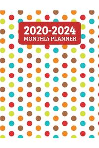 2020-2024 Monthly Planner