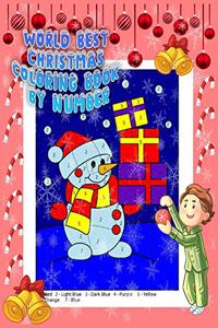 World Best Christmas Coloring Book by Number