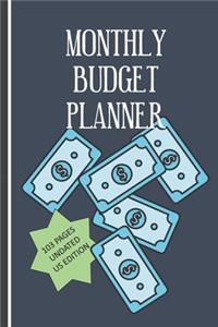 Monthly Budget Planner 103 pages us edition