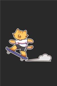 Skateboard Cat Notebook