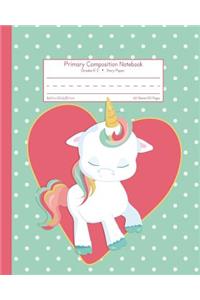 Primary Composition Notebook Grades K-2 Story Paper