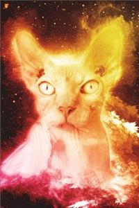 Sphynx Cat In Space Notebook (Vol 5)