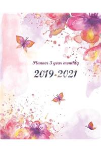 Planner 3 Year Monthly 2019-2021