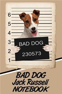 Bad Dog Jack Russell Notebook