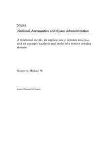 A Relational Metric, Its Application to Domain Analysis, and an Example Analysis and Model of a Remote Sensing Domain