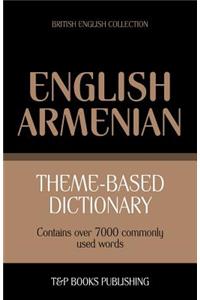 Theme-based dictionary British English-Armenian - 7000 words