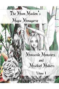 Moon Maiden's Magic Menagerie: A coloring book