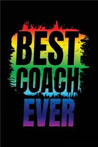 Best Coach Ever: Soccer Coach Notebook Gift V22