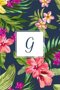 G: Tropical Floral, 150 Pages, 6" x 9"