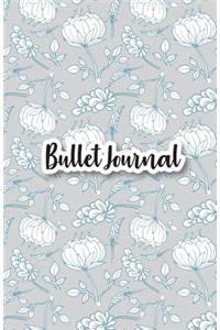 Bullet Journal: Flower White Patterns: Notebook, Bullet Journal Dotted Grid, 100 Pages (5.5? X 8.5?)
