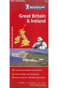 Great Britain & Ireland 2023 - Michelin National Map 713