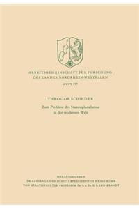 Zum Problem des Staatenpluralismus in der modernen Welt