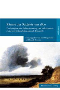 Raume Des Subjekts Um 1800: Zur Imaginativen Selbstverortung Des Individuums Zwischen Spataufklarung Und Romantik