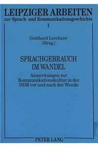 Sprachgebrauch Im Wandel