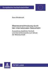 Meeresverschmutzung Durch Den Internationalen Seeverkehr