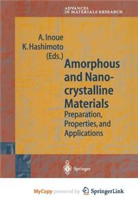 Amorphous and Nanocrystalline Materials