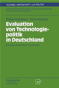 Evaluation Von Technologiepolitik in Deutschland