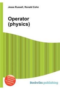 Operator (Physics)