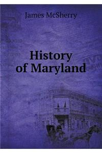 History of Maryland