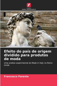 Efeito do país de origem dividido para produtos de moda