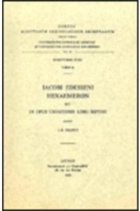 Iacobi Edesseni Hexaemeron Seu in Opus Creationis Libri Septem. Syr. 44. = Syr. II, 56