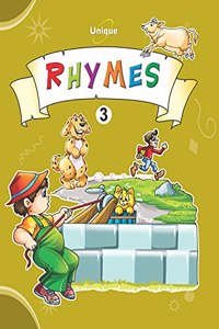 UNIQUE RHYMES - 3 - Book to Learn English Rhymes & Poems for 2-5 year old children