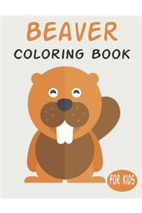 Beaver Coloring Book For Kids