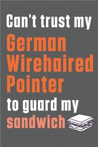 Can't trust my German Wirehaired Pointer to guard my sandwich