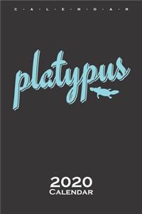Platypus Calendar 2020