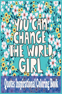 Quotes Inspirational Coloring Book