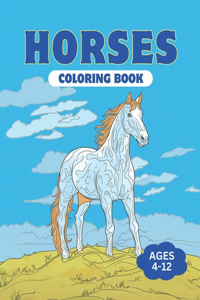 Horse Coloring Book