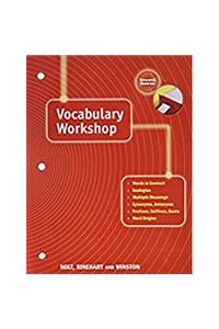 Elements of Language: Vocabulary Workshop Grade 8 Second Course