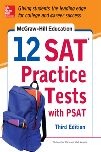 EBK MGHE 12 SAT Practice Tests with PSAT