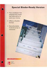 Loose-Leaf Statistical Techniques in Business and Economics with Student CD