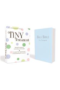 NIV, Tiny Testament Bible: New Testament, Leathersoft, Blue