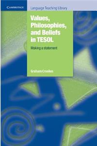 Values, Philosophies, and Beliefs in Tesol: Making a Statement