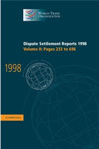 Dispute Settlement Reports 1998: Volume 2, Pages 233-696