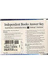 Houghton Mifflin Social Studies: Independent Book Above Grade Level Set of 6 Level 5 Us History