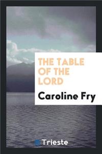 The Table of the Lord