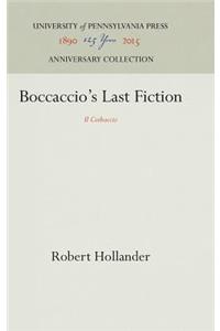 Boccaccio's Last Fiction