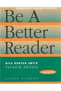 Be a Better Reader, Level G
