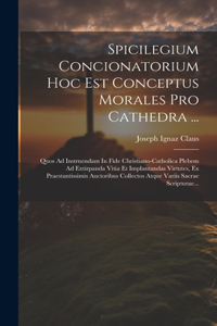 Spicilegium Concionatorium Hoc Est Conceptus Morales Pro Cathedra ...