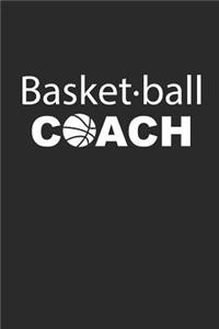 Basketball Coach: Notebook Basketballspieler Notizbuch Player Journal 6x9 squared kariert