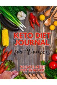Keto Diet Journal For Women - 90 Days Keto Diet Tracker