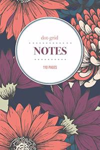 Dot-Grid Notes: 110 Pages - Floral Vintage Paisley Patterns - Notebook for Professionals - Classy Art Deco and Vintage Pattern Journal