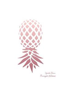 Upside Down Pineapple Notebook