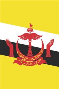 Brunei Travel Journal - Brunei Flag Notebook - Bruneian Flag Book