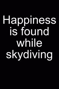 Happiness = Skydiving