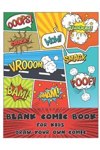 Blank Comic Book for Kids