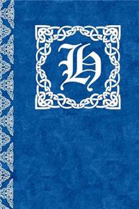H Monogram Scottish Celtic Journal/Notebook